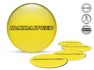Mazda Speed Adesivo Silicone Logo Decalcomania Ruota Lusso X